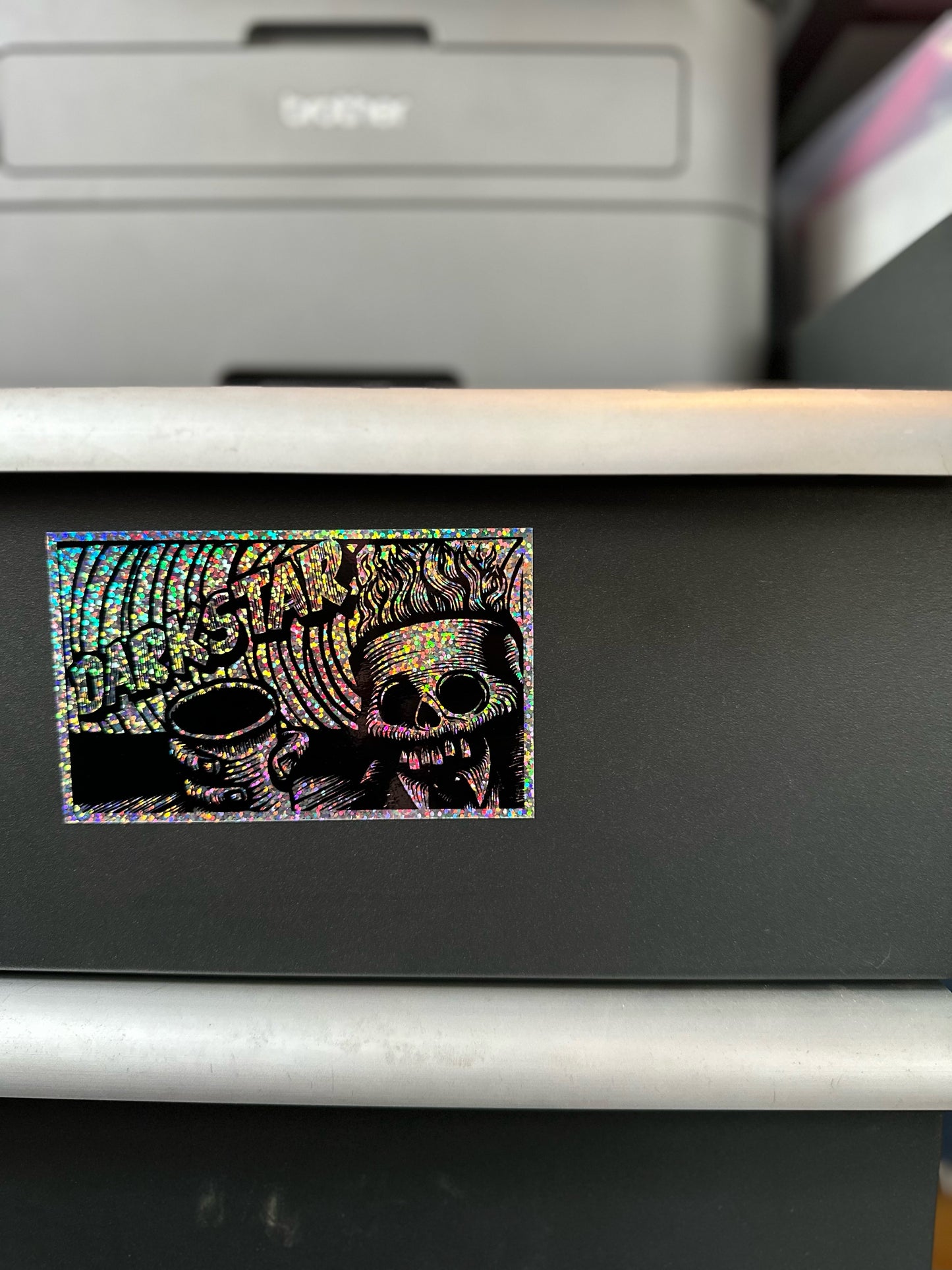 Darkstar Glitter Sticker