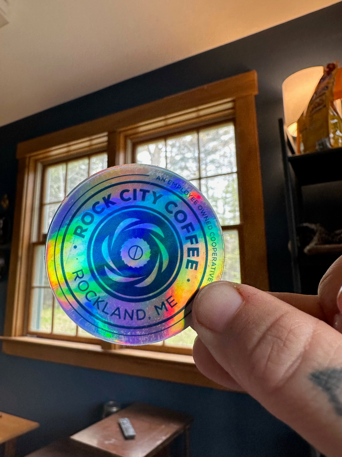 Holographic Logo Sticker