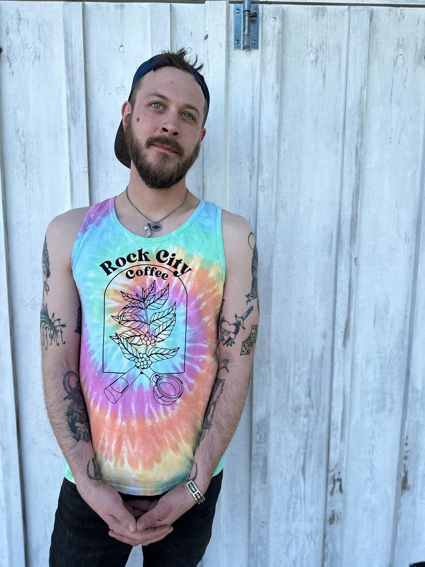 Rock City Tie Dye Coffee Plant Tank