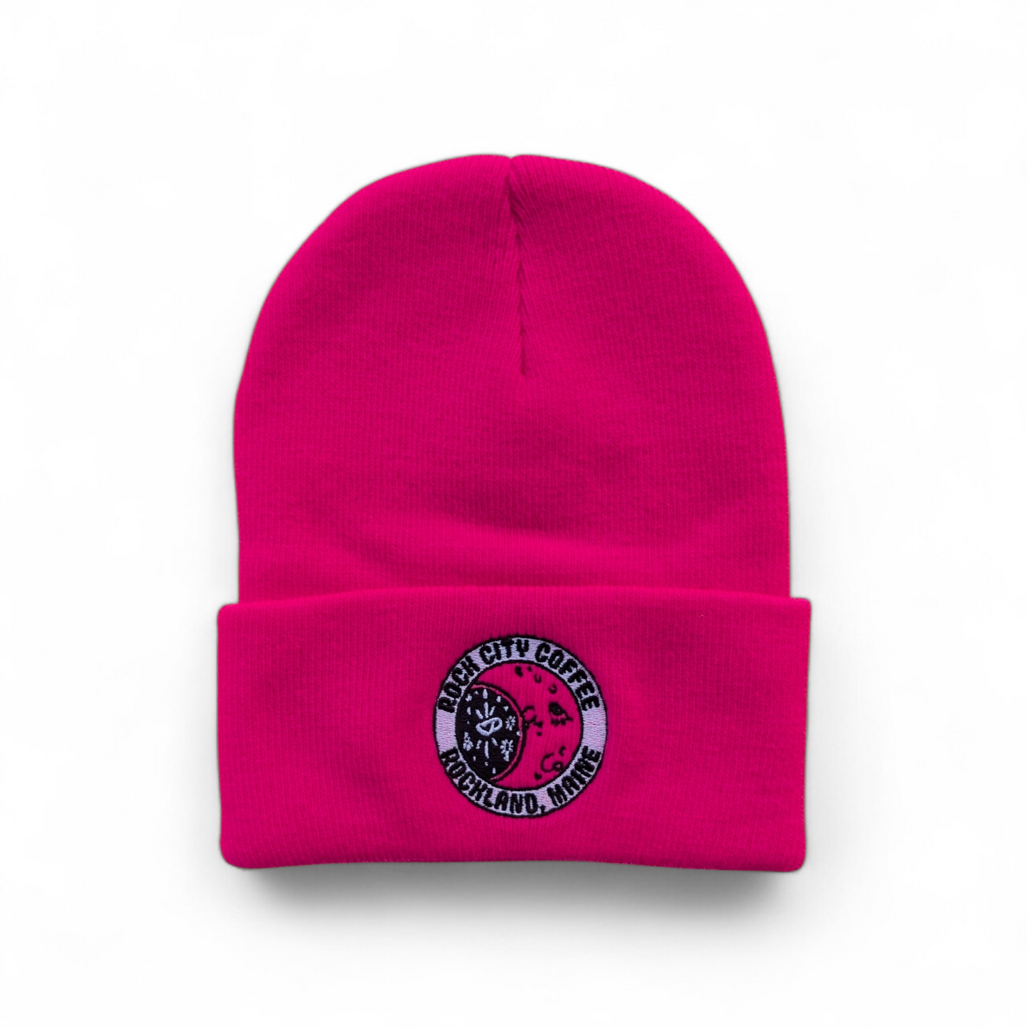 Neon Rock City Moon Beanie