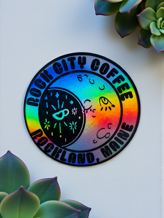 Holographic Moon Sticker
