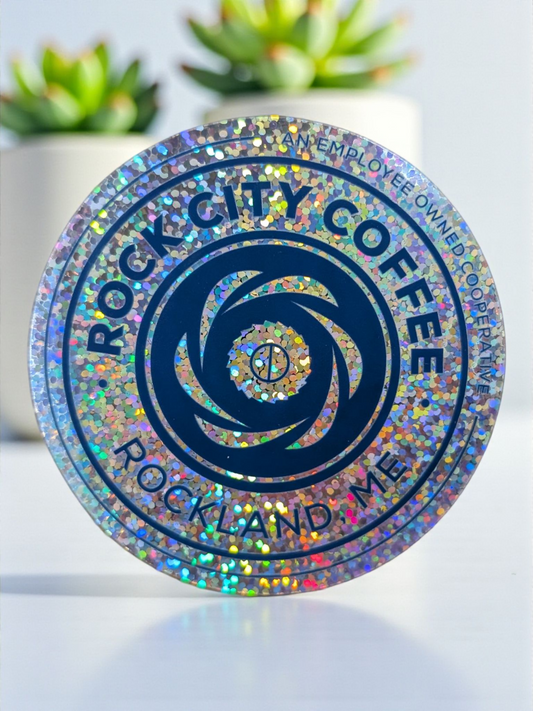 Glitter Logo Sticker